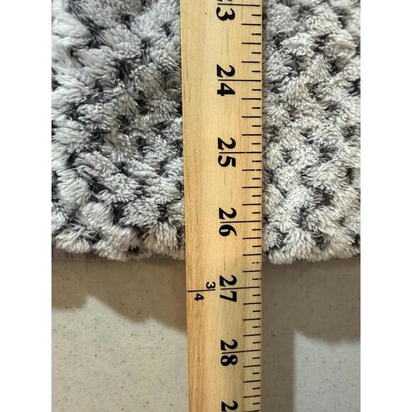 Simply Southern Sherpa 1/4 Zip Pullover Womens Size Medium Gray Pink Plaid Trim - Picture 13 of 13